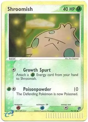 Shroomish 78/100 EX Sandstorm