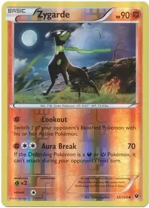 Zygarde 52/124 Fates Collide