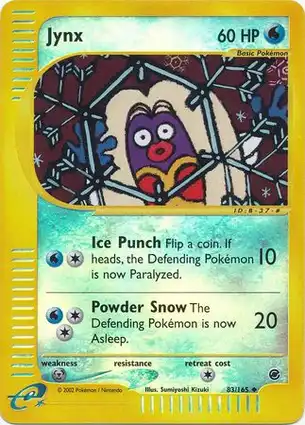 Jynx 83/165 Expedition Base Set