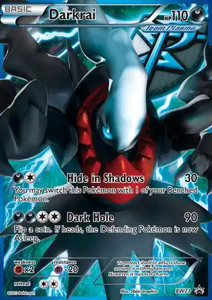Darkrai BW73 Black & White Promos