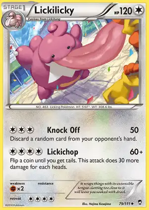 Lickilicky 79/111 Furious Fists
