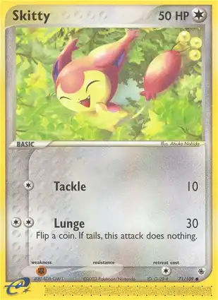 Skitty 71/109 EX Ruby & Sapphire