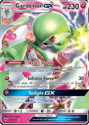 Gardevoir-GX 93/147 Burning Shadows