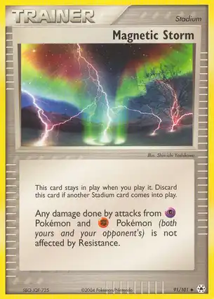 Magnetic Storm 91/101 EX Hidden Legends