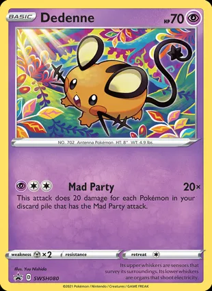 Dedenne SWSH080 Sword & Shield Promos