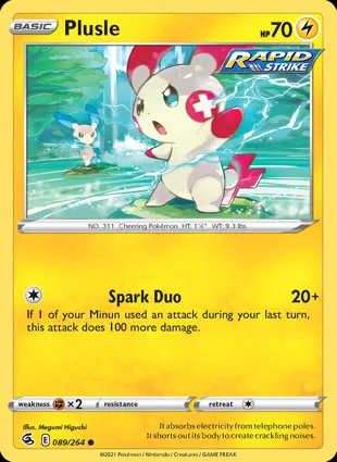 Plusle 089/264 Fusion Strike