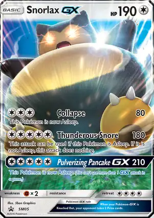 Snorlax GX SM05 Sun & Moon Promos