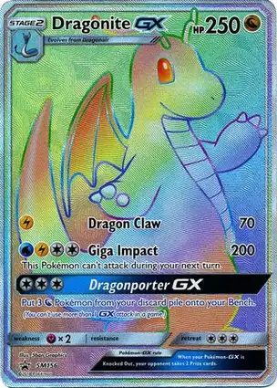 Dragonite GX SM156 Sun & Moon Promos