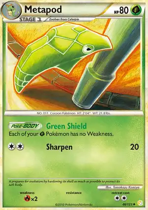 Metapod 46/123 HeartGold & SoulSilver