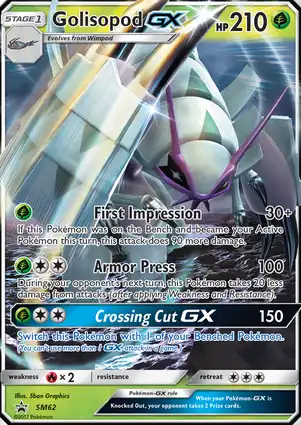 Golisopod GX SM62 Sun & Moon Promos