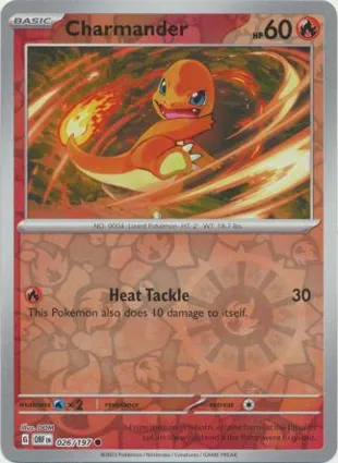 Charmander 026/197 Obsidian Flames