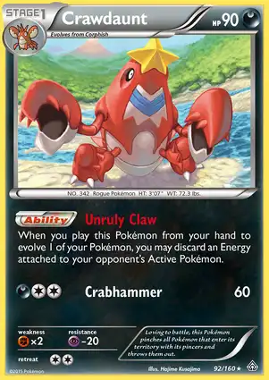 Crawdaunt 92/160 Primal Clash