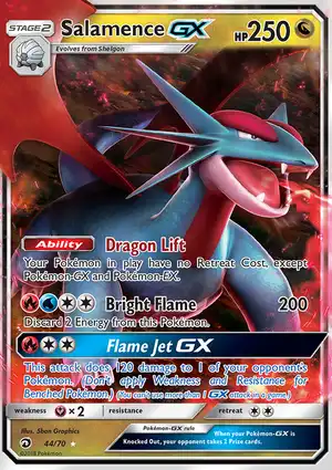 Salamence-GX 44/70 Dragon Majesty