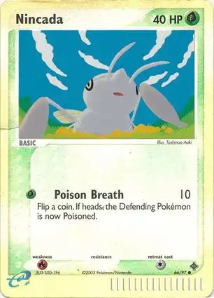 Nincada 66/97 EX Dragon