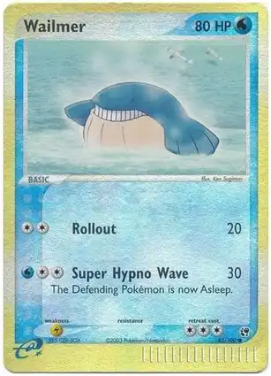 Wailmer 83/100 EX Sandstorm