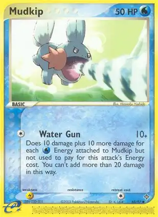 Mudkip 65/97 EX Dragon