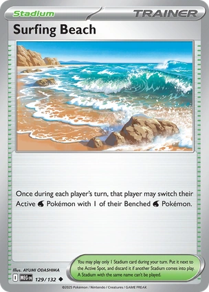 Surfing Beach 129/132 Mega Evolution