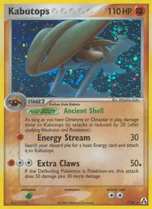 Kabutops 7/92 EX Legend Maker