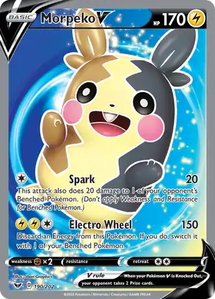 Morpeko V 190/202 Sword & Shield