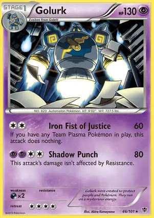 Golurk 46/101 Plasma Blast