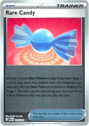 Rare Candy 125/132 Mega Evolution