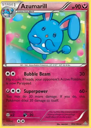 Azumarill 103/160 Primal Clash