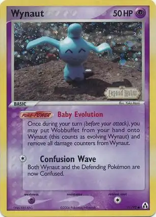 Wynaut 71/92 EX Legend Maker