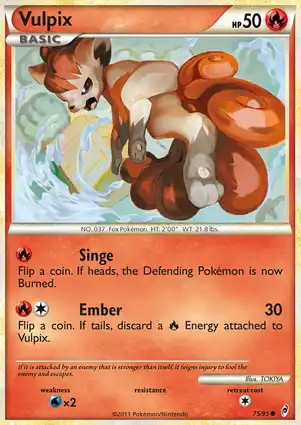 Vulpix 75/95 Call of Legends