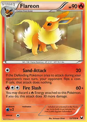 Flareon 12/108 Dark Explorers