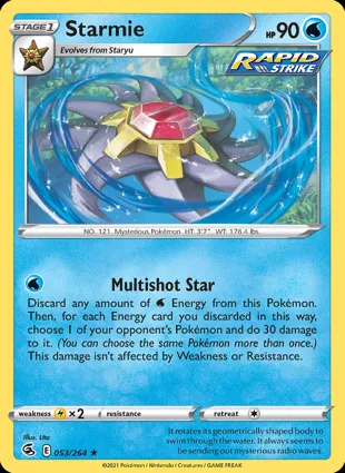 Starmie 053/264 Fusion Strike
