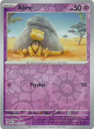 Abra 063/165 Scarlet & Violet 151