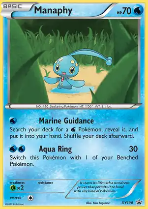 Manaphy XY190 XY Promos