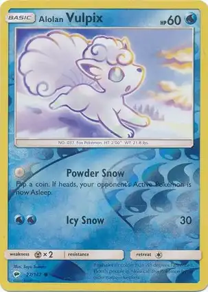 Alolan Vulpix 27/147 Burning Shadows