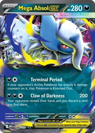 Mega Absol ex 086/132 Mega Evolution