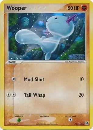 Wooper 79/115 EX Unseen Forces
