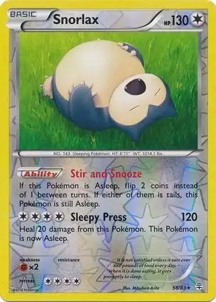 Snorlax 58/83 Generations