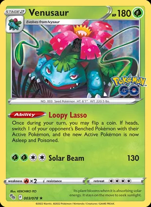 Venusaur 003/078 Pokémon GO