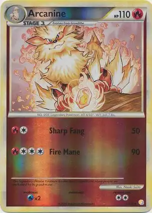 Arcanine 1/123 HeartGold & SoulSilver