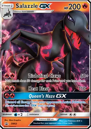 Salazzle GX SM63 Sun & Moon Promos