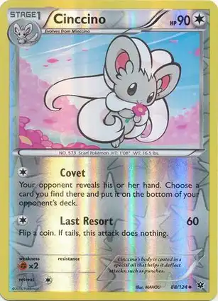 Cinccino 88/124 Fates Collide