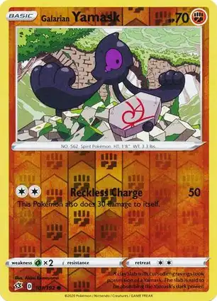 Galarian Yamask 101/192 Rebel Clash