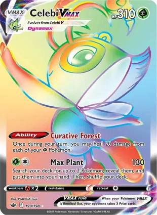 Celebi VMAX 199/198 Chilling Reign