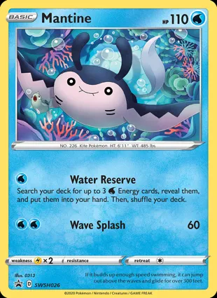 Mantine SWSH026 Sword & Shield Promos