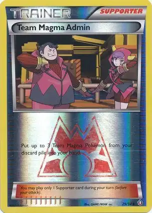Team Magma Admin 29/34 Double Crisis