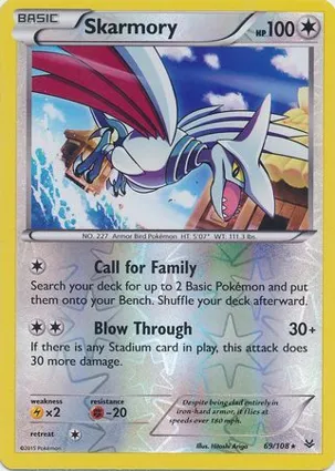 Skarmory 69/108 Roaring Skies