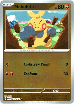 Makuhita 072/132 Mega Evolution