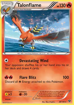 Talonflame 28/146 XY
