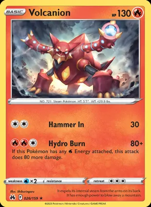 Volcanion 026/159 Crown Zenith