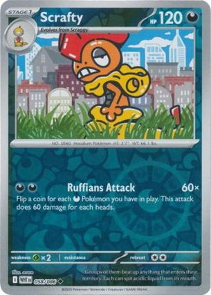 Scrafty 058/086 White Flare