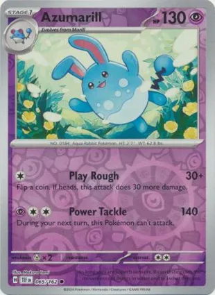Azumarill 065/162 Temporal Forces